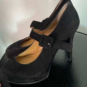 Elegant Black Mary Jane Heels